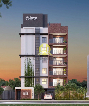 Imagem Studio com 1 Quarto à Venda, 29 m² em água Verde - Curitiba