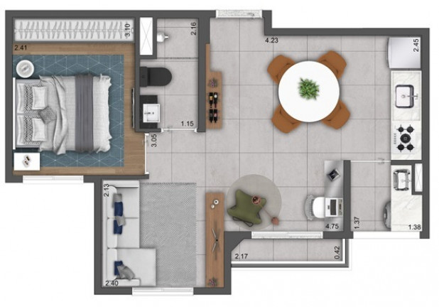 Imagem Apartamento com 2 Quartos à Venda, 38 m² em Imirim - São Paulo