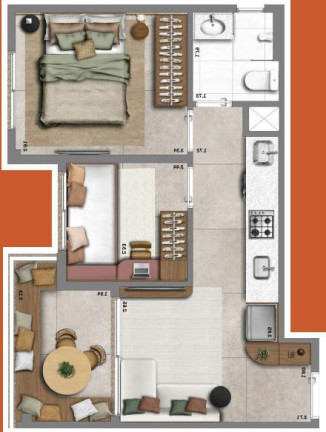 Imagem Apartamento com 2 Quartos à Venda, 39 m² em Butantã - São Paulo Imagem Apartamento com 2 Quartos à Venda, 39 m² em Butantã - São Paulo