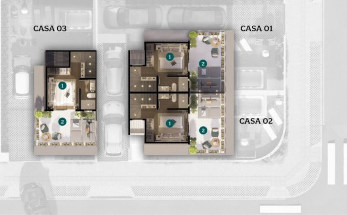 Imagem Casa de Condomínio com 3 Quartos à Venda, 182 m² em Ariribá - Balneário Camboriú Imagem Casa de Condomínio com 3 Quartos à Venda, 182 m² em Ariribá - Balneário Camboriú