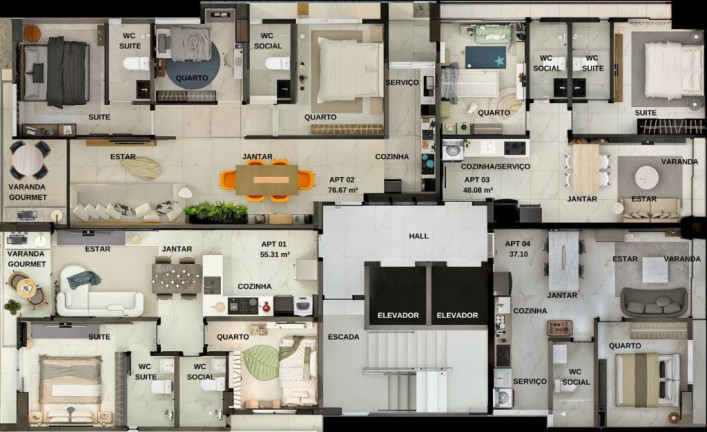 Imagem Apartamento com 3 Quartos à Venda, 86 m² em Intermares - Cabedelo Imagem Apartamento com 3 Quartos à Venda, 86 m² em Intermares - Cabedelo