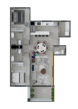 Imagem Apartamento com 2 Quartos à Venda, 89 m² em Centro - Torres