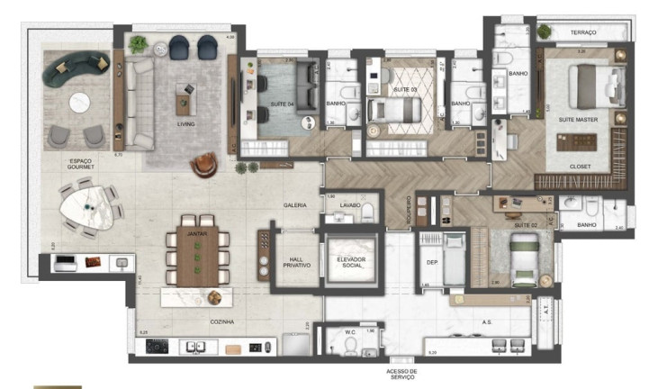 Imagem Apartamento com 4 Quartos à Venda, 354 m² em Vila Romana - São Paulo Imagem Apartamento com 4 Quartos à Venda, 354 m² em Vila Romana - São Paulo