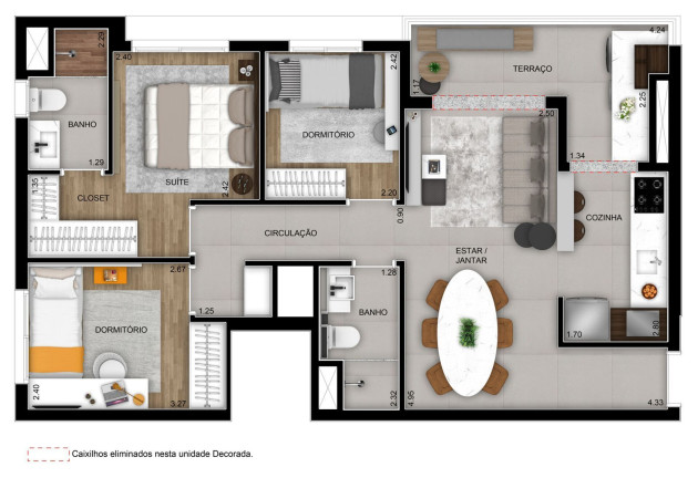 Imagem Apartamento com 3 Quartos à Venda, 67 m² em Vila Anastácio - São Paulo Imagem Apartamento com 3 Quartos à Venda, 67 m² em Vila Anastácio - São Paulo