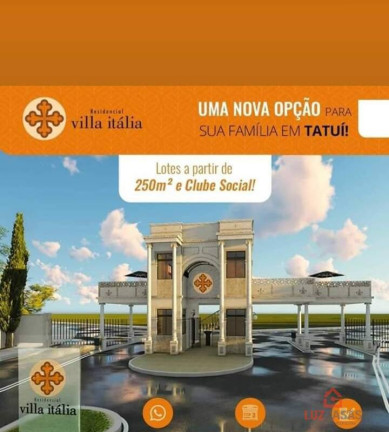 Terreno à Venda, 250 m² em Chácara Junqueira - Tatuí