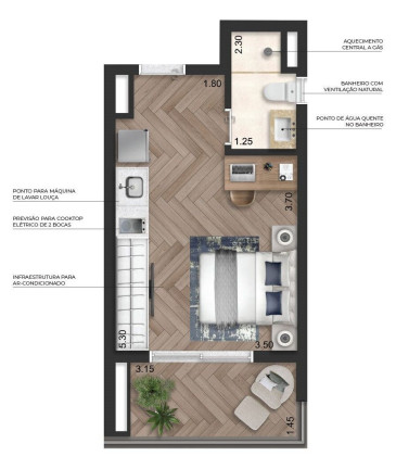 Imagem Apartamento com 1 Quarto à Venda, 58 m² em Perdizes - São Paulo Imagem Apartamento com 1 Quarto à Venda, 58 m² em Perdizes - São Paulo