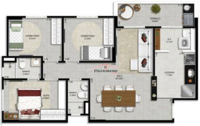 Imagem Apartamento com 3 Quartos à Venda, 81 m² em Canto Do Forte - Praia Grande Imagem Apartamento com 3 Quartos à Venda, 81 m² em Canto Do Forte - Praia Grande
