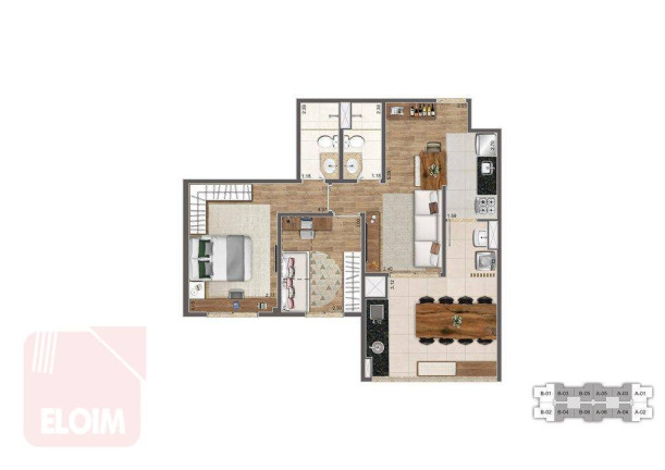 Imagem Apartamento com 3 Quartos à Venda, 83 m² em Barra Funda - São Paulo