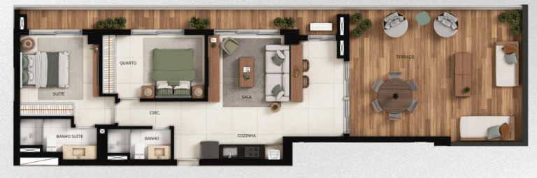 Imagem Apartamento com 2 Quartos à Venda, 74 m² em Serrinha - Goiânia