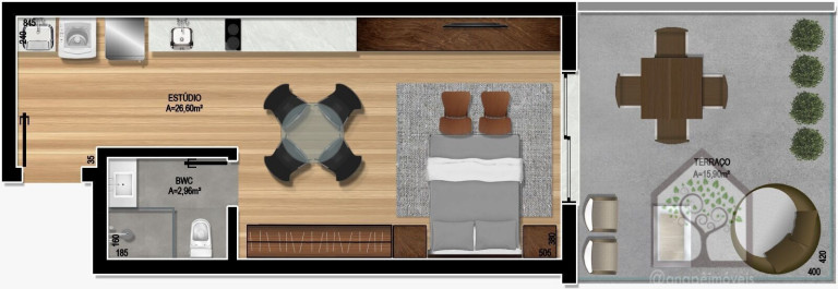Imagem Imóvel com 1 Quarto à Venda, 35 m² em Centro - Florianópolis