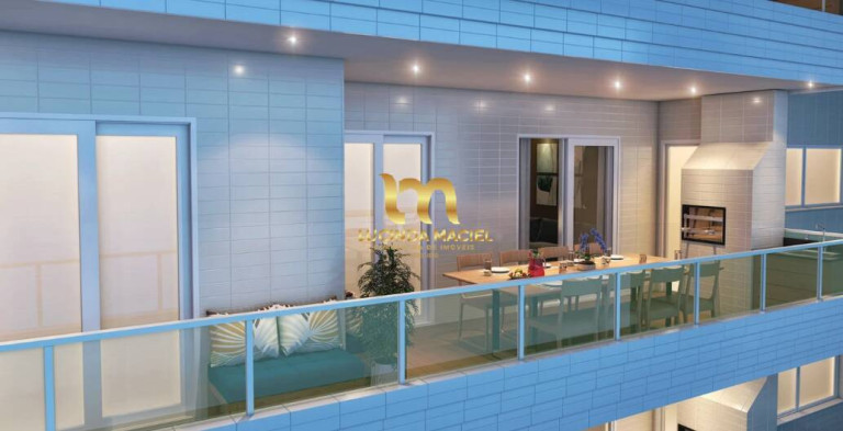 Imagem Apartamento com 4 Quartos à Venda, 147 m² em Canto Do Forte - Praia Grande