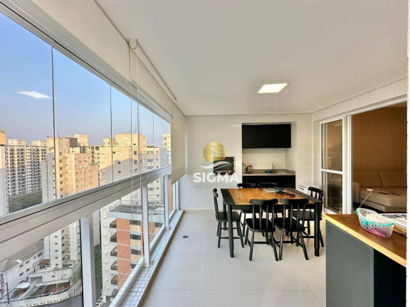 Apartamento com 3 Quartos à Venda, 125 m² em Pitangueiras - Guarujá
