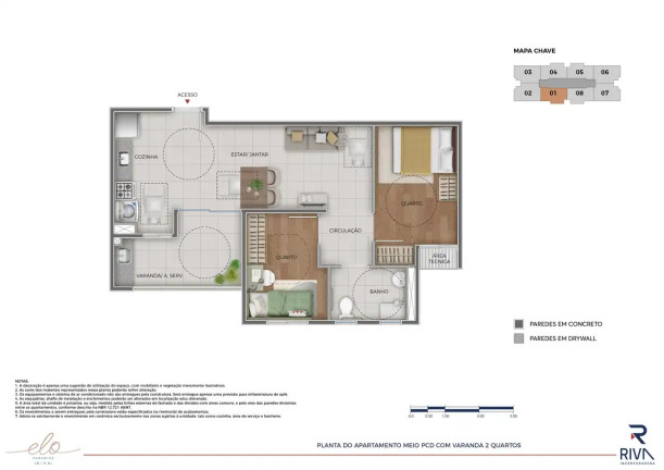 Imagem Apartamento com 3 Quartos à Venda, 64 m² em Alípio De Melo - Belo Horizonte Imagem Apartamento com 3 Quartos à Venda, 64 m² em Alípio De Melo - Belo Horizonte
