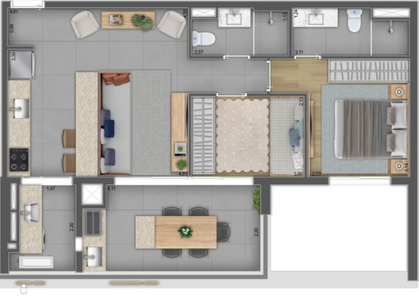 Imagem Apartamento com 3 Quartos à Venda, 85 m² em Pinheiros - São Paulo Imagem Apartamento com 3 Quartos à Venda, 85 m² em Pinheiros - São Paulo