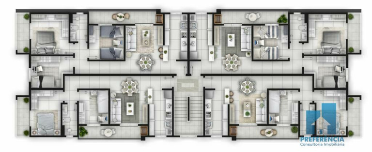 Imagem Apartamento com 2 Quartos à Venda, 78 m² em Uvaranas - Ponta Grossa Imagem Apartamento com 2 Quartos à Venda, 78 m² em Uvaranas - Ponta Grossa