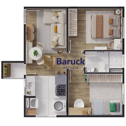 Imagem Apartamento com 2 Quartos à Venda, 40 m² em Vila Ipiranga - Mogi Das Cruzes