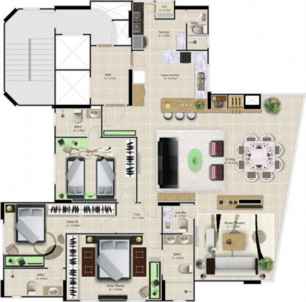 Imagem Imóvel com 3 Quartos à Venda, 155 m² em Centro - Balneário Camboriú