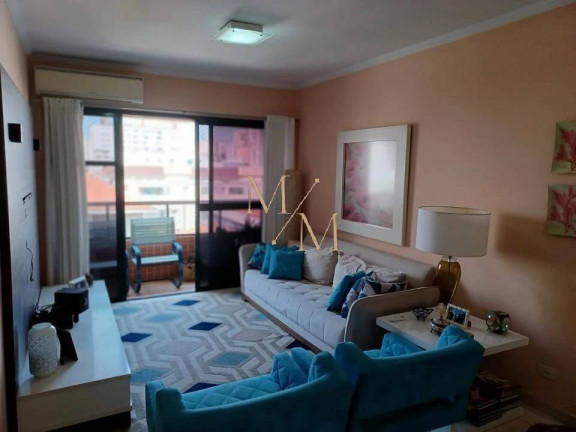Apartamento com 3 Quartos à Venda, 125 m² em Embaré - Santos