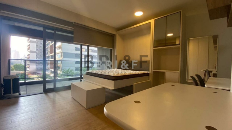 Imagem Apartamento com 1 Quarto para Alugar, 45 m² em Brooklin - São Paulo Imagem Apartamento com 1 Quarto para Alugar, 45 m² em Brooklin - São Paulo
