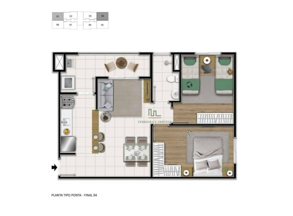 Imagem Cobertura com 2 Quartos à Venda, 94 m² em Fátima - Niterói