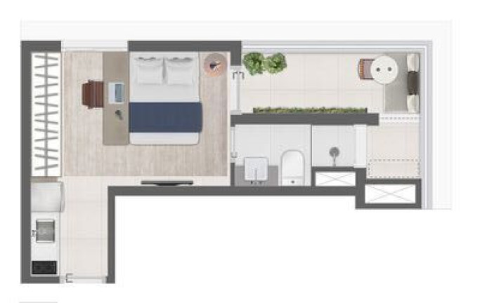 Imagem Studio com 1 Quarto à Venda, 26 m² em Consolação - São Paulo Imagem Studio com 1 Quarto à Venda, 26 m² em Consolação - São Paulo