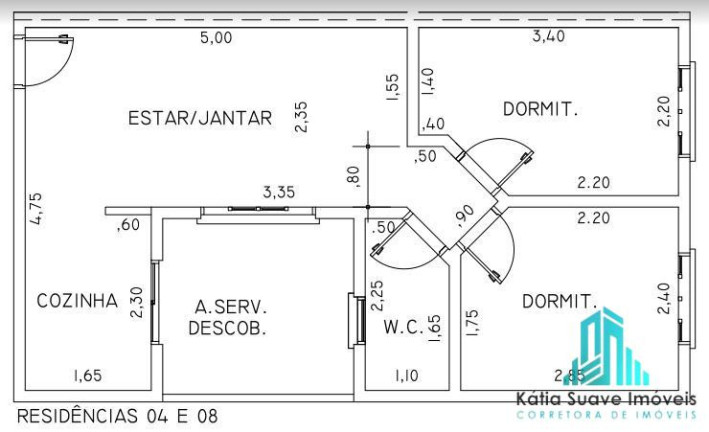 Imagem Apartamento com 2 Quartos à Venda, 44 m² em Vila Príncipe De Gales - Santo André