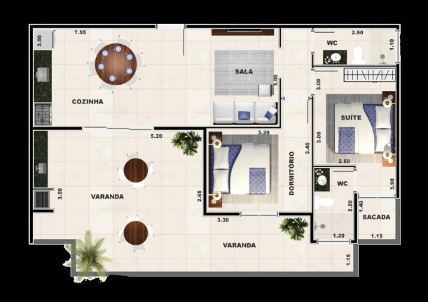 Imagem Apartamento com 1 Quarto à Venda, 43 m² em Praia Grande - Ubatuba Imagem Apartamento com 1 Quarto à Venda, 43 m² em Praia Grande - Ubatuba