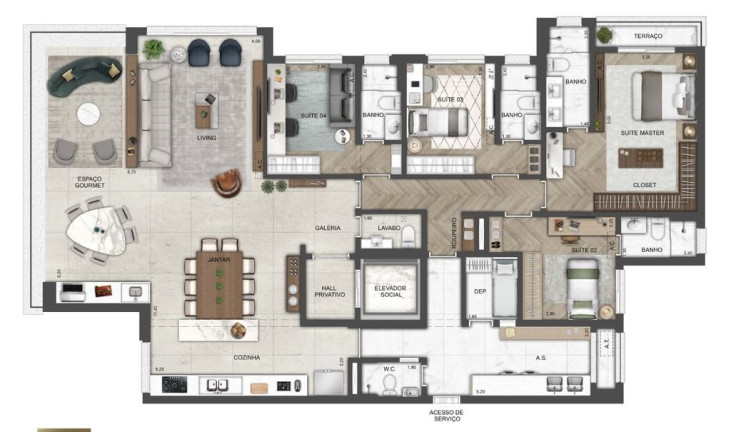 Imagem Apartamento com 4 Quartos à Venda, 325 m² em Vila Romana - São Paulo