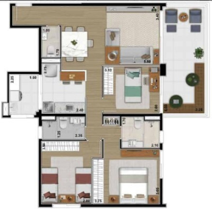 Imagem Apartamento com 3 Quartos à Venda, 132 m² em Alto Da Lapa - São Paulo Imagem Apartamento com 3 Quartos à Venda, 132 m² em Alto Da Lapa - São Paulo
