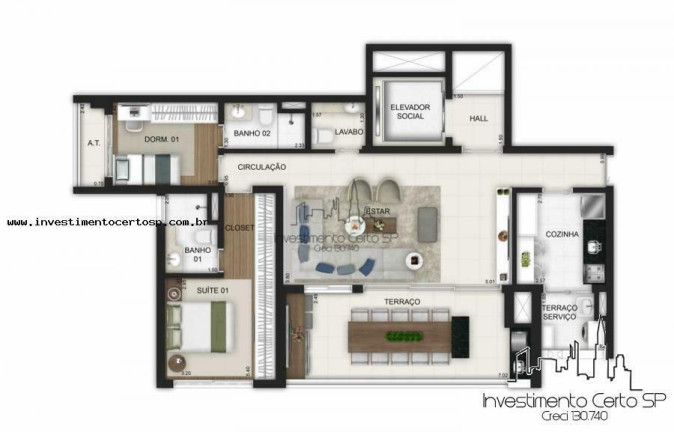 Imagem Apartamento com 3 Quartos à Venda, 110 m² em Vila Mariana - São Paulo