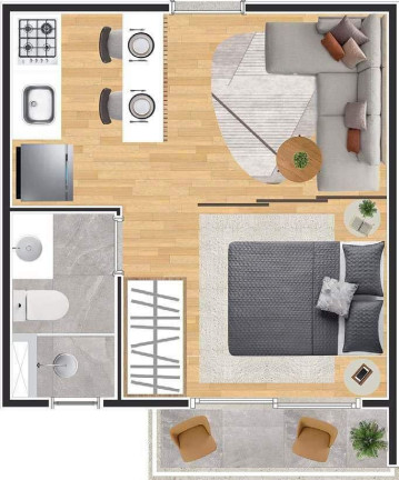 Imagem Studio com 1 Quarto à Venda, 26 m² em Butantã - São Paulo