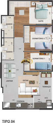 Imagem Apartamento à Venda, em Vila São Luiz (valparaízo) - Barueri Imagem Apartamento à Venda, em Vila São Luiz (valparaízo) - Barueri