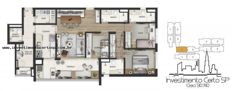 Imagem Apartamento com 3 Quartos à Venda, 116 m² em Perdizes - São Paulo