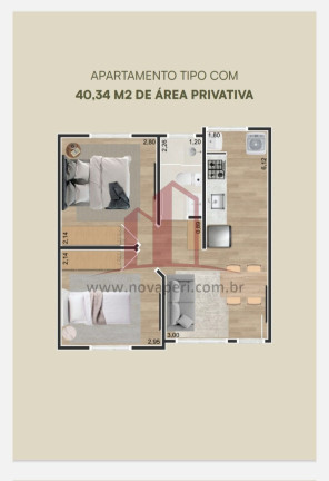 Imagem Apartamento com 2 Quartos à Venda, 40 m² em Estância Belém - Francisco Morato