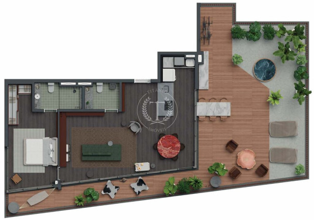 Imagem Apartamento com 1 Quarto à Venda, 88 m² em Jardim Paulista - São Paulo