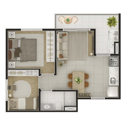 Imagem Apartamento com 2 Quartos à Venda, 42 m² em Barra Funda - São Paulo Imagem Apartamento com 2 Quartos à Venda, 42 m² em Barra Funda - São Paulo