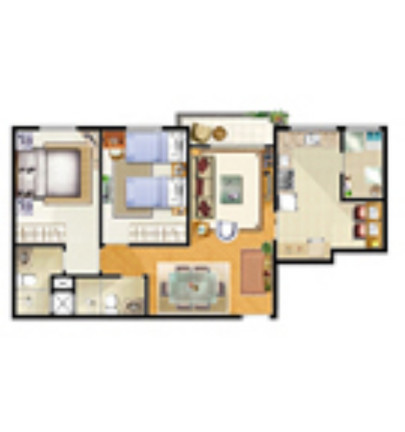 Imagem Imóvel com 2 Quartos à Venda, 69 m² em Olímpico - São Caetano Do Sul