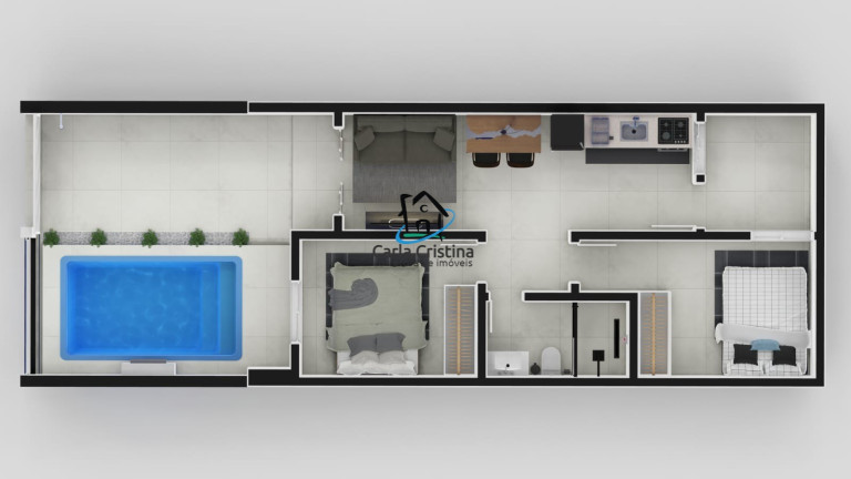 Imagem Casa com 2 Quartos à Venda, 52 m² em Balneário Shangri-lá - Pontal Do Paraná