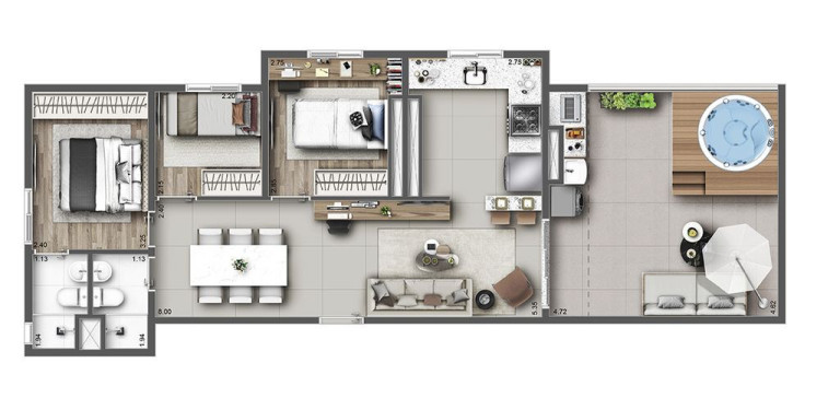 Imagem Apartamento com 2 Quartos à Venda, 62 m² em Itaquera - São Paulo Imagem Apartamento com 2 Quartos à Venda, 62 m² em Itaquera - São Paulo