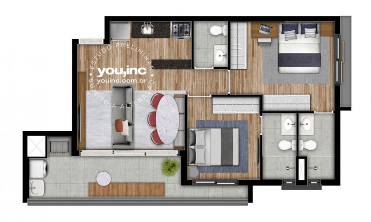 Imagem Apartamento com 1 Quarto à Venda, 32 m² em Pinheiros - São Paulo