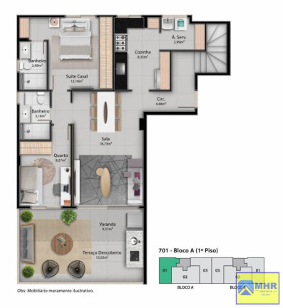 Imagem Apartamento com 2 Quartos à Venda, 67 m² em Jardim Camburi - Vitória Imagem Apartamento com 2 Quartos à Venda, 67 m² em Jardim Camburi - Vitória