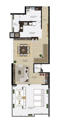 Imagem Apartamento com 2 Quartos à Venda, 229 m² em Interlagos - Caxias Do Sul