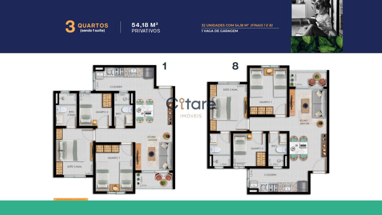 Imagem Apartamento com 3 Quartos à Venda,  em Luciano Cavalcante - Fortaleza