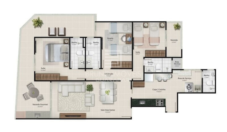 Imagem Apartamento com 3 Quartos à Venda, 135 m² em Centro - Guarapari Imagem Apartamento com 3 Quartos à Venda, 135 m² em Centro - Guarapari