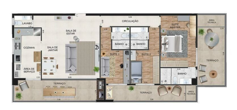 Imagem Apartamento com 2 Quartos à Venda, 86 m² em Boqueirão - Santos Imagem Apartamento com 2 Quartos à Venda, 86 m² em Boqueirão - Santos