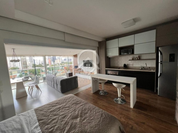 Imagem Apartamento com 1 Quarto à Venda, 54 m² em Brooklin - São Paulo Imagem Apartamento com 1 Quarto à Venda, 54 m² em Brooklin - São Paulo