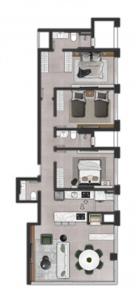 Imagem Apartamento com 3 Quartos à Venda, 110 m² em Centro - Torres Imagem Apartamento com 3 Quartos à Venda, 110 m² em Centro - Torres