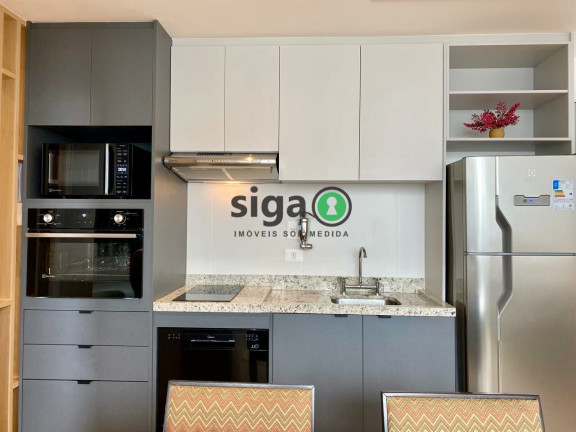 Imagem Apartamento com 1 Quarto para Alugar, 38 m² em Brooklin - São Paulo Imagem Apartamento com 1 Quarto para Alugar, 38 m² em Brooklin - São Paulo