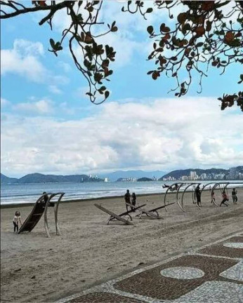 Imagem Kitnet com 1 Quarto à Venda, 30 m² em Boqueirão - Santos Imagem Kitnet com 1 Quarto à Venda, 30 m² em Boqueirão - Santos