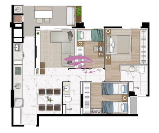 Imagem Imóvel com 3 Quartos à Venda, 81 m² em Cristo Rei - Curitiba Imagem Imóvel com 3 Quartos à Venda, 81 m² em Cristo Rei - Curitiba